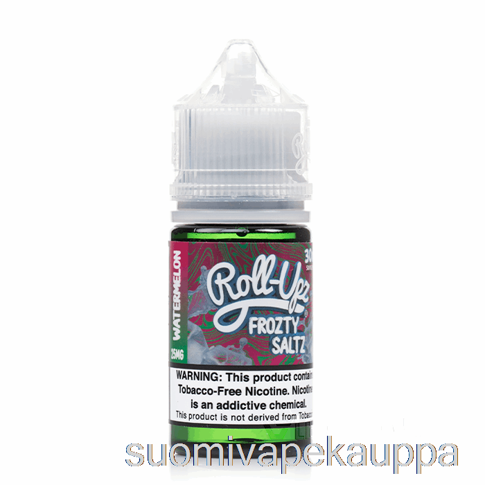 Vape Kauppa Vesimeloni Punssijää - Mehu Roll-upz Suola - 30ml 25mg